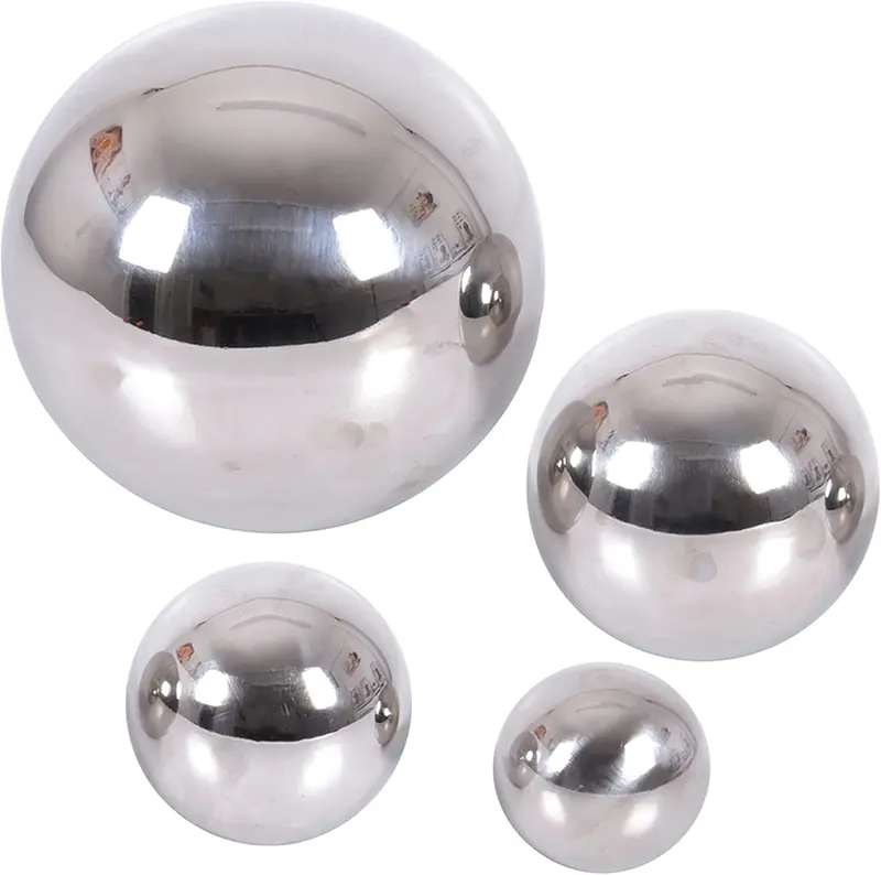 Shiny Silver Reflective Sensory Balls 1