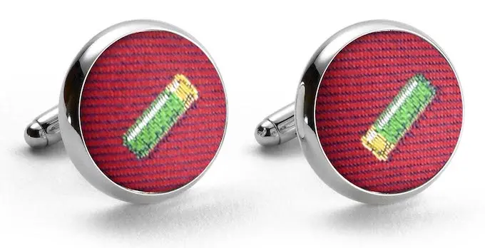 Shotgun Shell Red Cufflinks 1