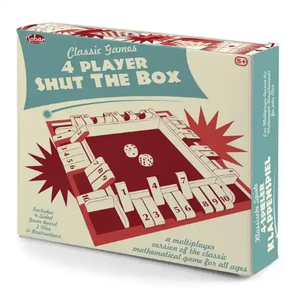 Shut The Box Game – Four-Player Edition 1