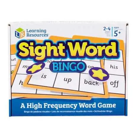 Sight Word Bingo – Reading Fluency & Vocabulary Game 1