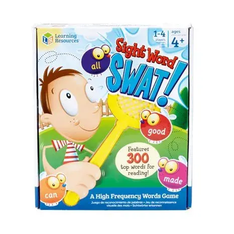 Sight Words Swat! – Kinesthetic Reading Practice Game By Learning Resources 1