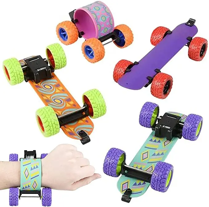 Skateboard-Themed Snap Bracelet For Kids 1