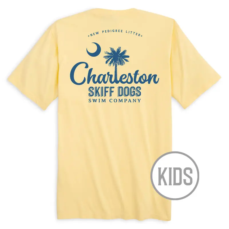 Skiff Dogs Hometown Kids Yellow & Blue T-Shirt 1