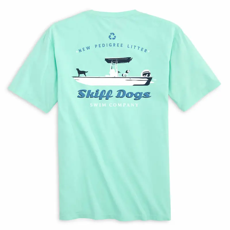 Skiff Dogs Mint Short Sleeve T-Shirt 1