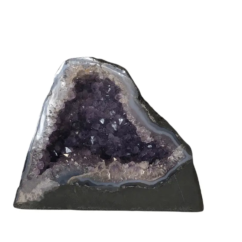 Small Geode Cathedral Display Piece – Natural Amethyst 1