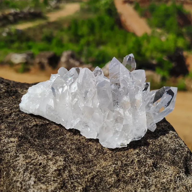 Small Raw Arkansas Crystal Cluster – Uncut & Unpolished 1