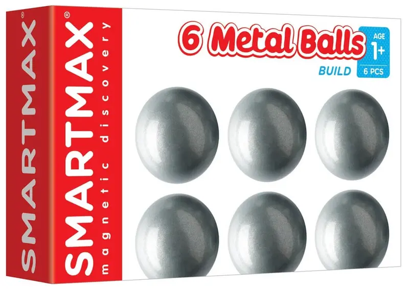 Smartmax Magnetic Building Expansion – 6 Metal Spheres 1