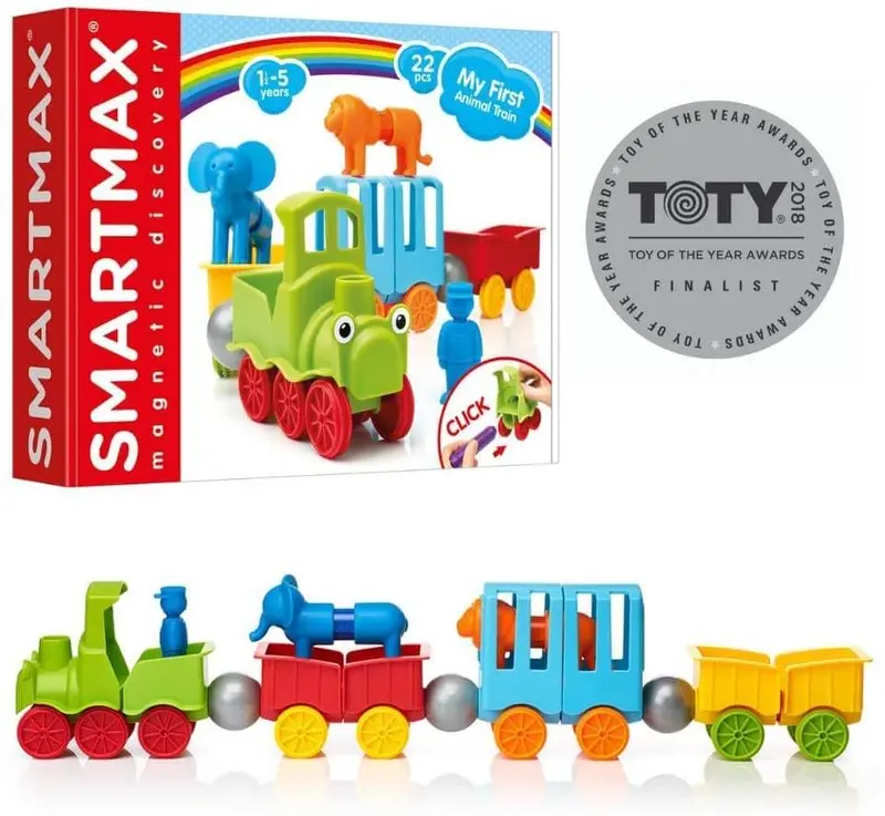 Smartmax My First Animal Train – Magnetic Building Set For Early Learners 1