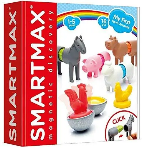 Smartmax My First Farm Animals Magnetic Construction Set 1