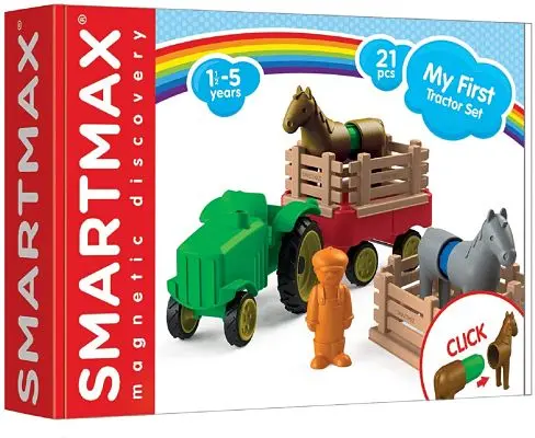 Smartmax My First Tractor – Introductory Magnetic Building Set For Toddlers 1