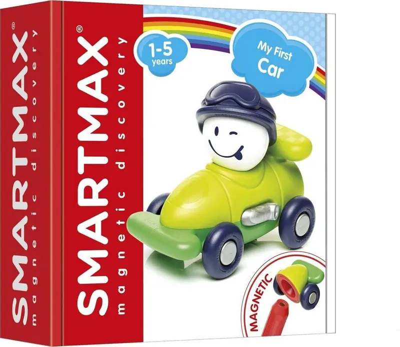 Smartmax My First Vehicle Set – Magnetic Car Building Toy 1