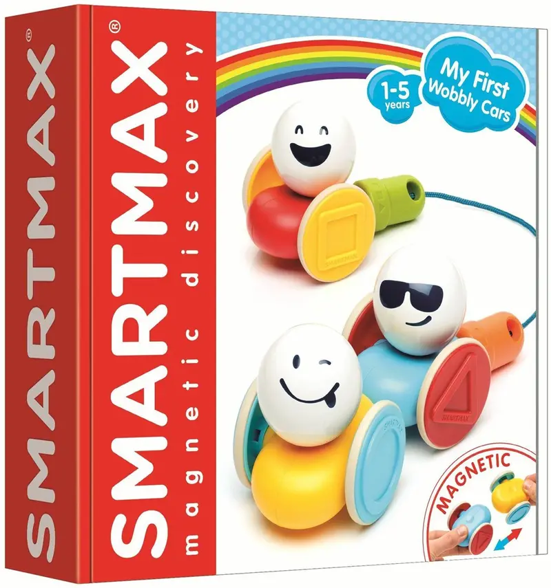 Smartmax My First Wobbly Cars – Magnetic Building Set For Toddlers 1
