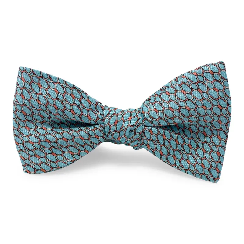 Snaffle Bit Aqua Bow 1