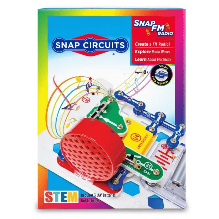 Snap Circuits Fm Radio Electronics Kit – Build-Your-Own Radio Stem Set 1