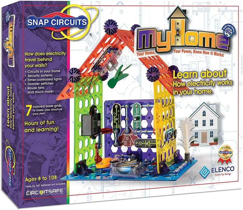 Snap Circuits My Home Electronics Kit Sc-Myh7 1