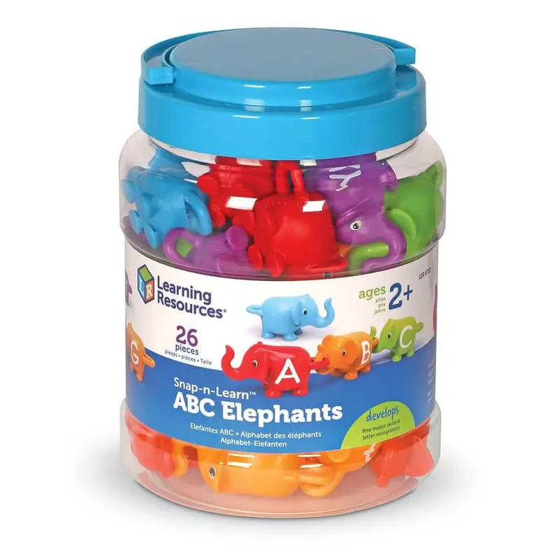 Snap-N-Learn Abc Elephant Counting & Letter Set 1