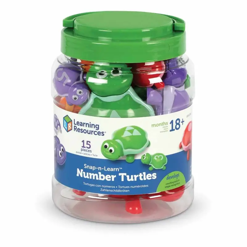 Snap-N-Learn Number Turtle Matching Game 1