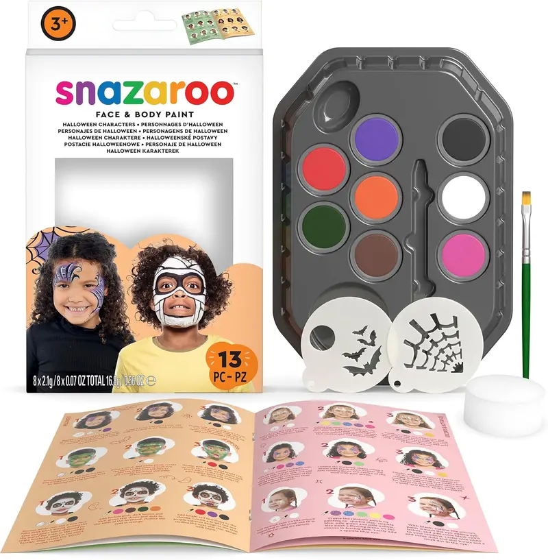 Snazaroo Halloween-Themed Face & Body Paint Set 1