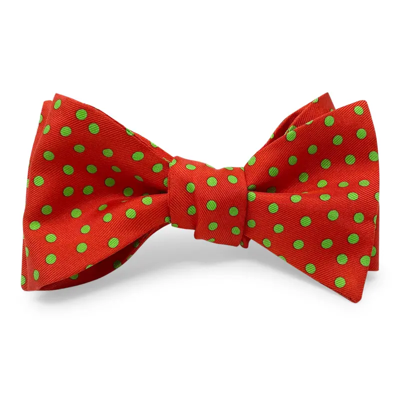 Snow Red And Green Bow Festive Ribbon 1