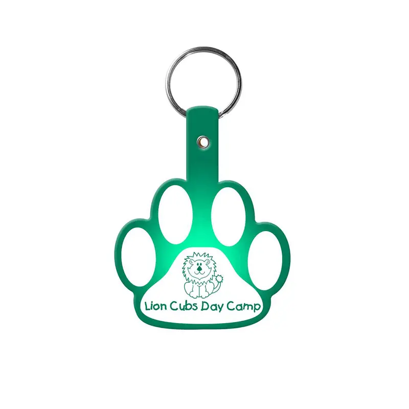 Soft-Touch Paw-Themed Key Fob 1
