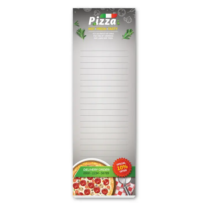 Souvenir 3" X 9" Magnetic Scratch Pad – 50-Sheet Reusable Notepad 1