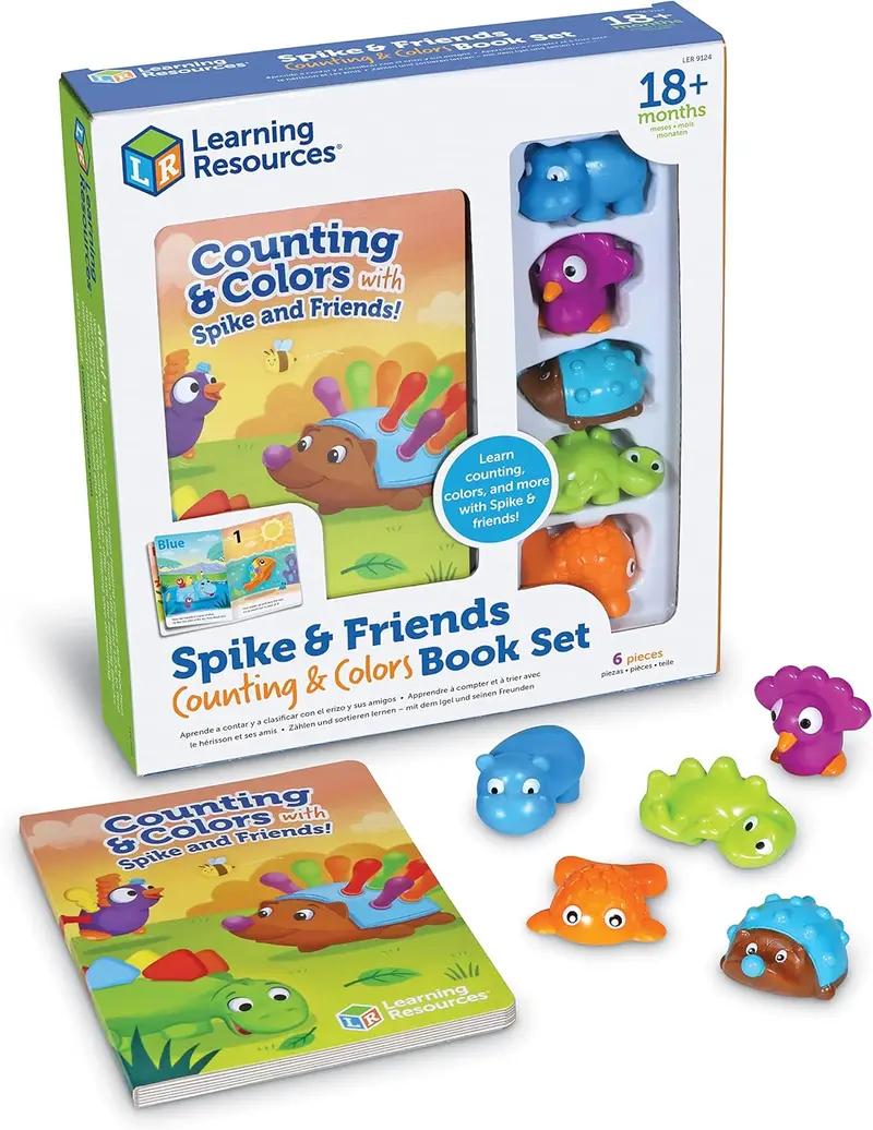 Spike And Friends: Counting & Color Learning Kit For Early Years 1