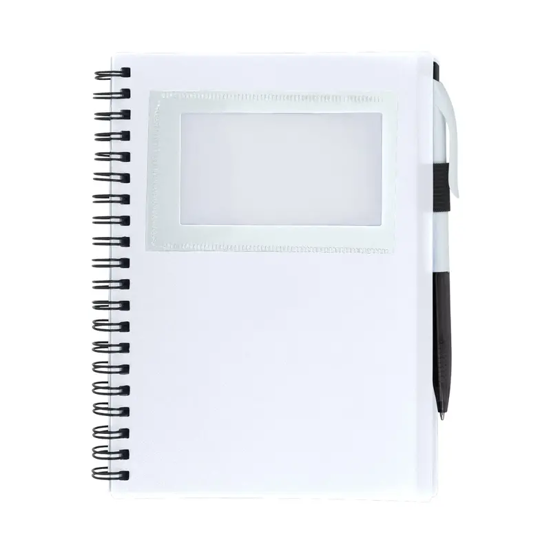 Spiral-Bound Notebook With Front Id Window Sleeve 1