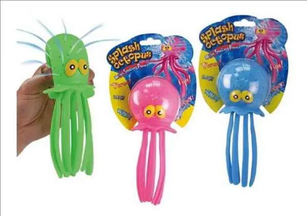 Splashy Octopus Sensory Toy – Squeaky & Textured 1