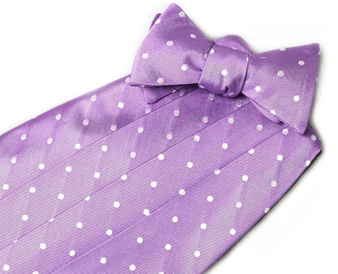 Spot On Cummerbund Set – Royal Violet 1