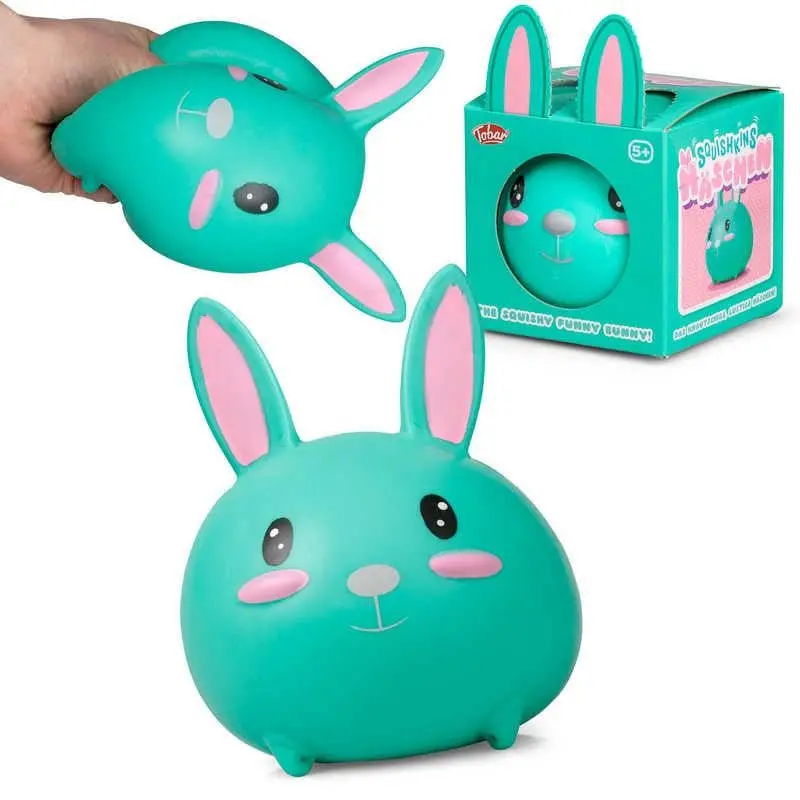 Squishkins Bunny Sensory Squeeze Toy – Soft & Squishy Fidget Animal 1