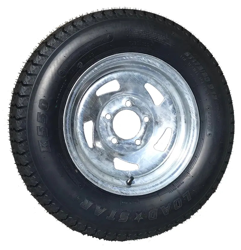 St175/80D13 13" C-Load Galvanized Bias Tire And Wheel Set 1