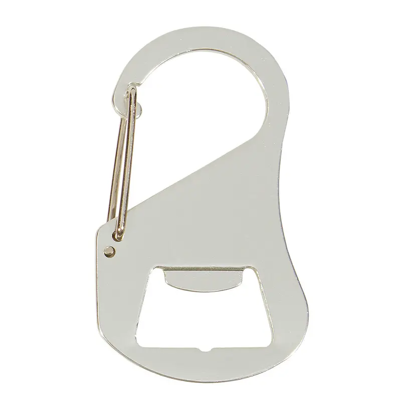 Stainless Steel Carabiner Bottle Opener – Clip-On Multi-Tool 1