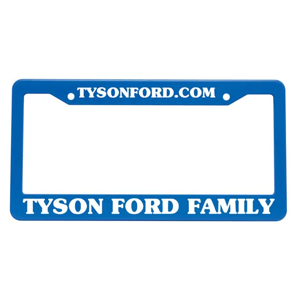 Standard License Plate Frame – Polybag Packaging 1