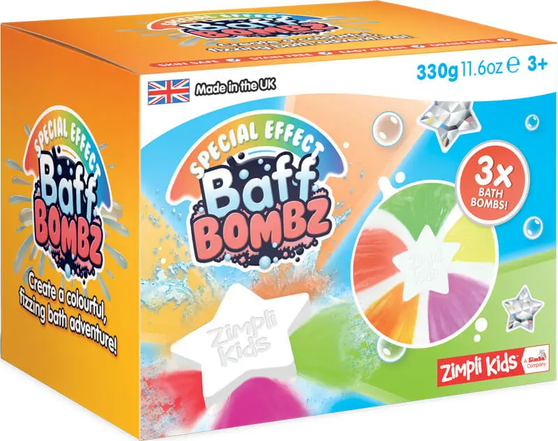 Star-Shaped Special Effects Bath Bombs (3-Pack) 1