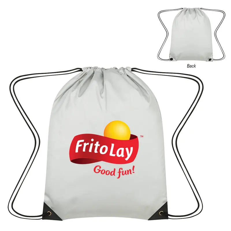 Starlight Reflective Drawstring Bag – Lightweight & Durable 1