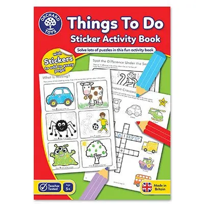 Sticker Activity Book: Fun Things To Do For Kids 1