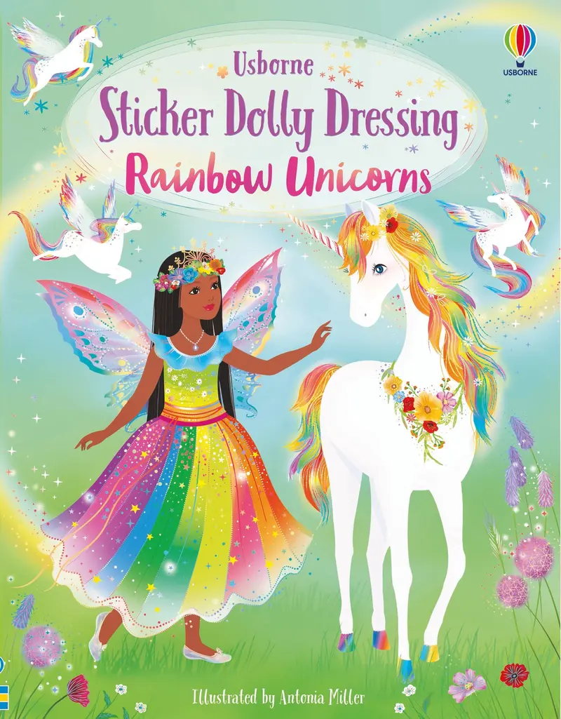 Sticker Dolly Dressing: Rainbow Unicorn Fashion Book 1