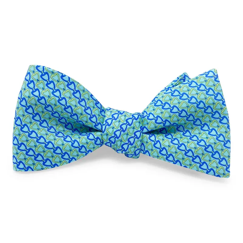 Stirrup Bow In Aqua 1