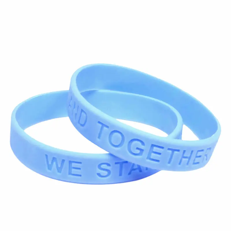 Subtle Debossed Silicone Wristbands – Clean, Professional Look 1