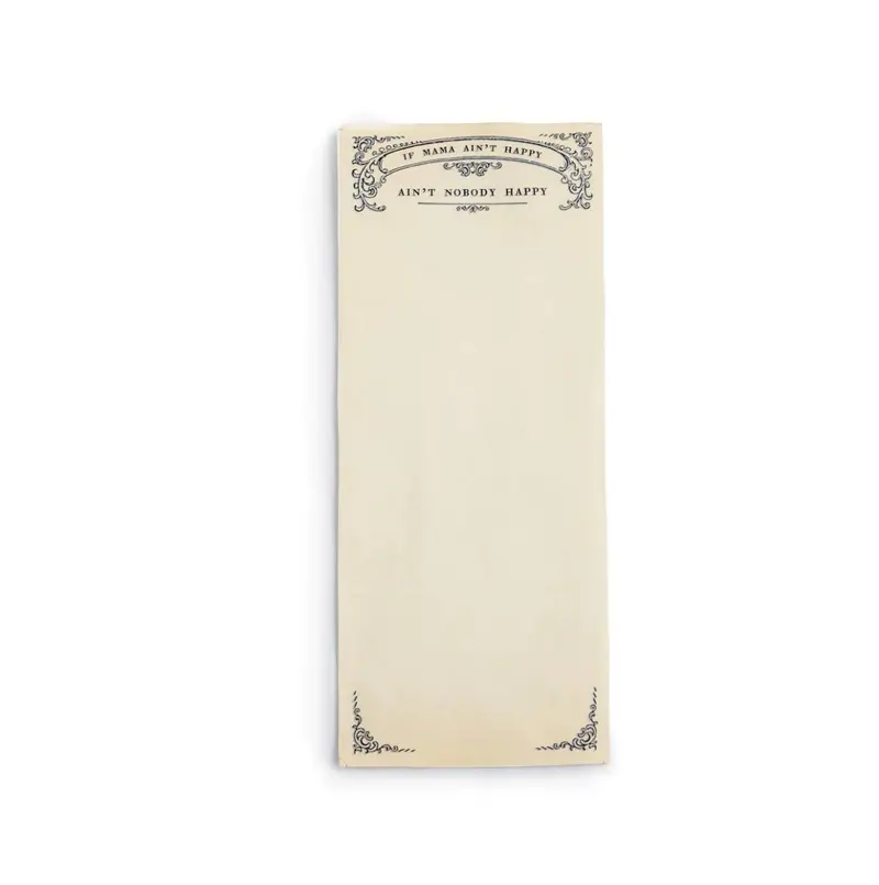Sugarboo & Co. 'If Mama Ain’T Happy' Inspirational Notepad – Bhi 1