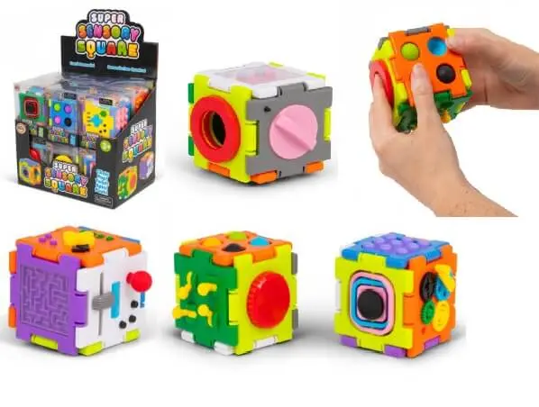 Super Sensory Square – Tactile Exploration Mat For Early Learners 1