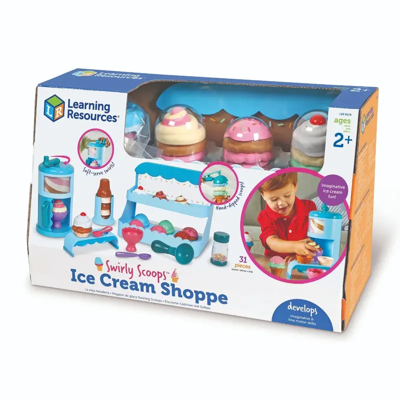 Swirly Scoops Ice Cream Shoppe Pretend Play Set 1