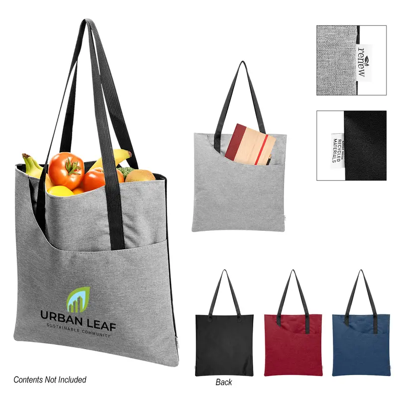 Swoop Blend Rpet Tote – Soft-Heathered Eco-Friendly Carryall 1