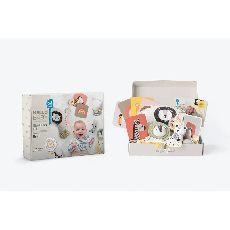 Taf Toys Newborn Develop & Play Gift Set – Early Learning Starter Kit 1