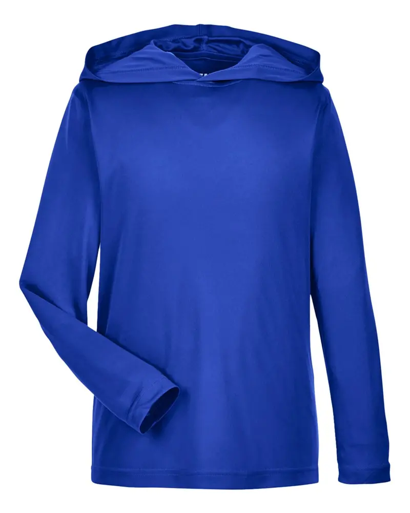 Team 365 Youth Performance Hoodie-Tee Hybrid 1