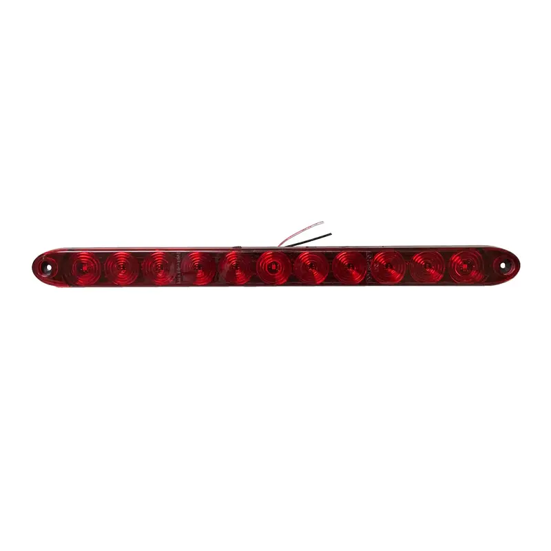 Tecniq Red Low-Profile Identification Light Bar With Ground Terminal 1