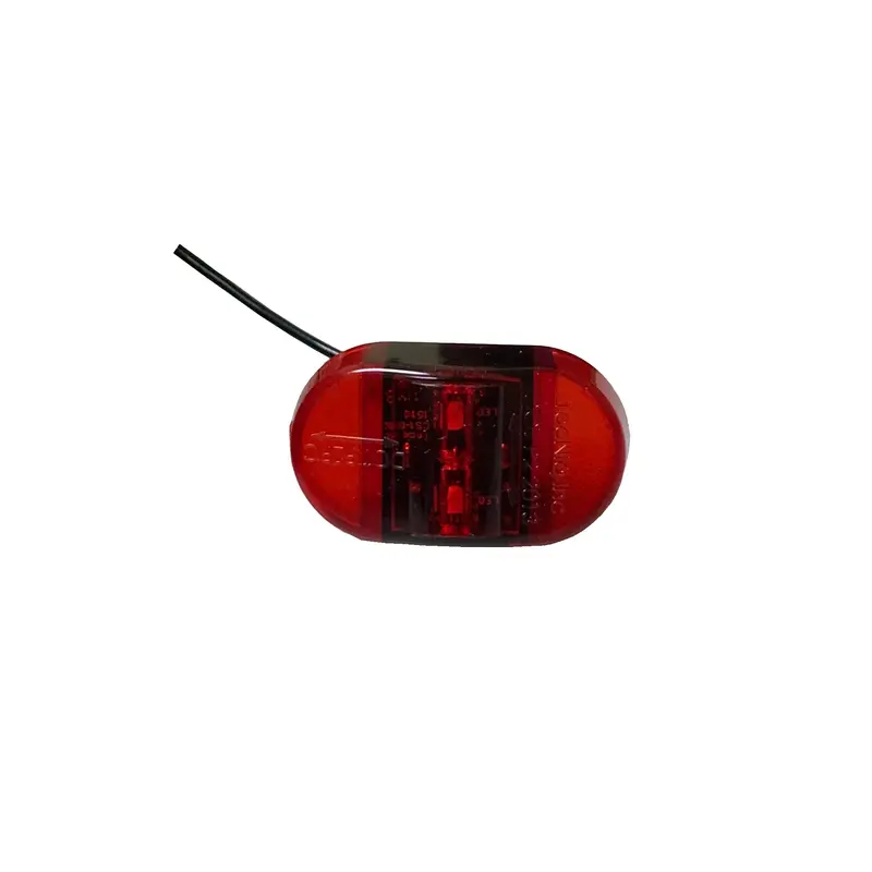 Tecniq-S14 Red Led Mini Pc Side Marker Light With 24-Inch Lead Wire 1