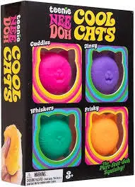 Teenie Nee Doh Cool Kittens – Moldable Dough Figures For Creative Play 1