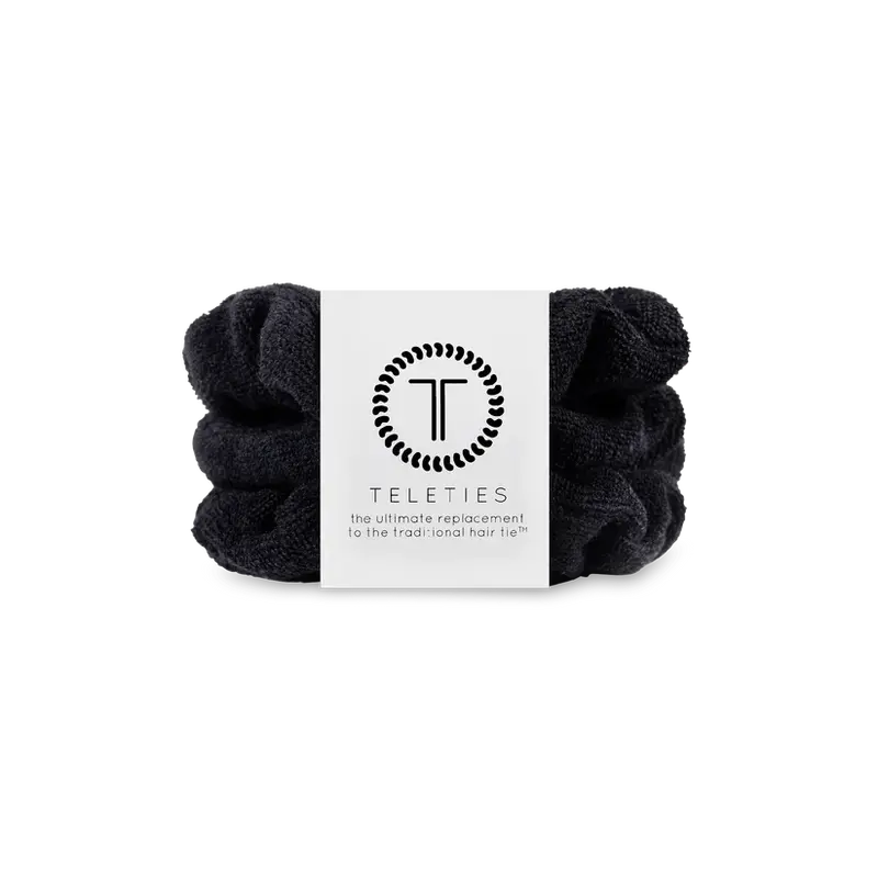 Teleties Small Towel Scrunchie – Mini Absorbent Hair Ring (Bhi) 1