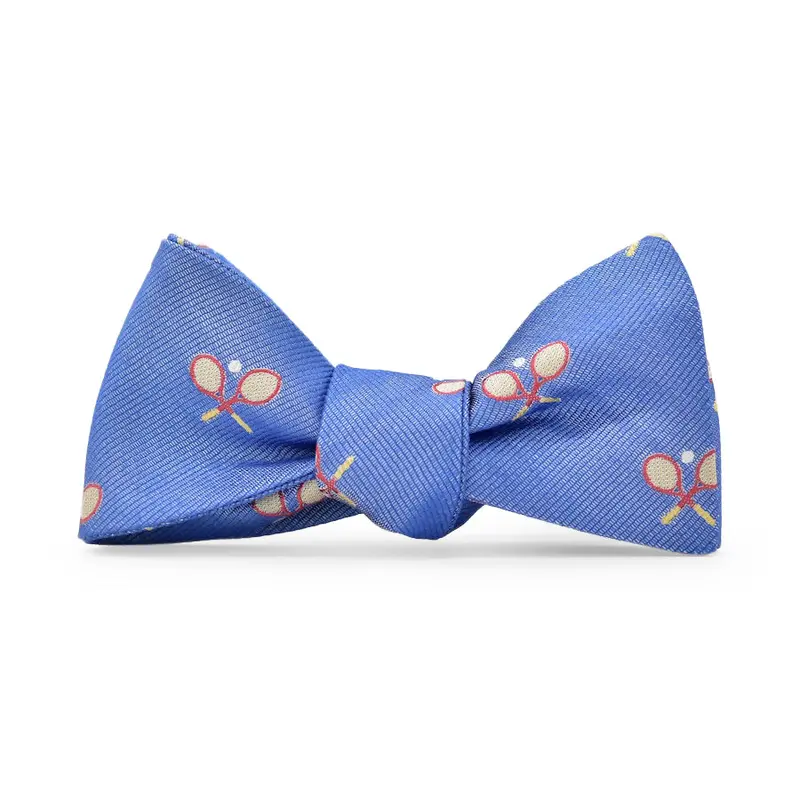 Tennis Racket Bow Tie – Blue 1